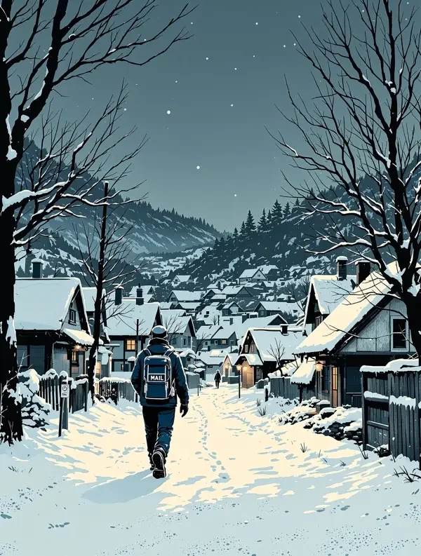 冰原邮差手记 作品封面，温情日常、治愈疗系题材，作者 苏雪岑
